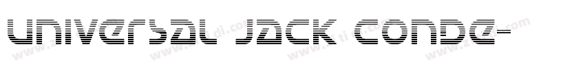 Universal Jack Conde字体转换